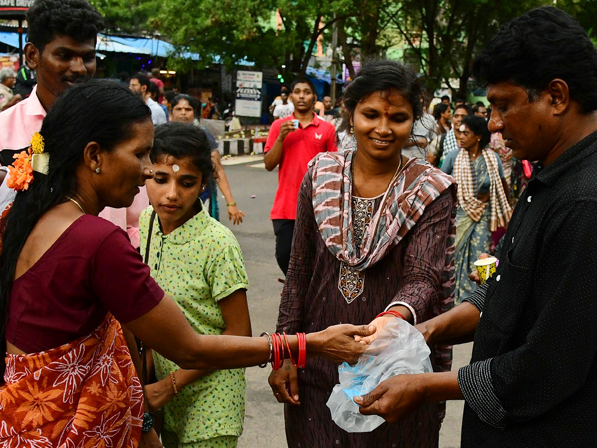 Heavy Devotees At Simhachalam Giri Pradakshina Photos13