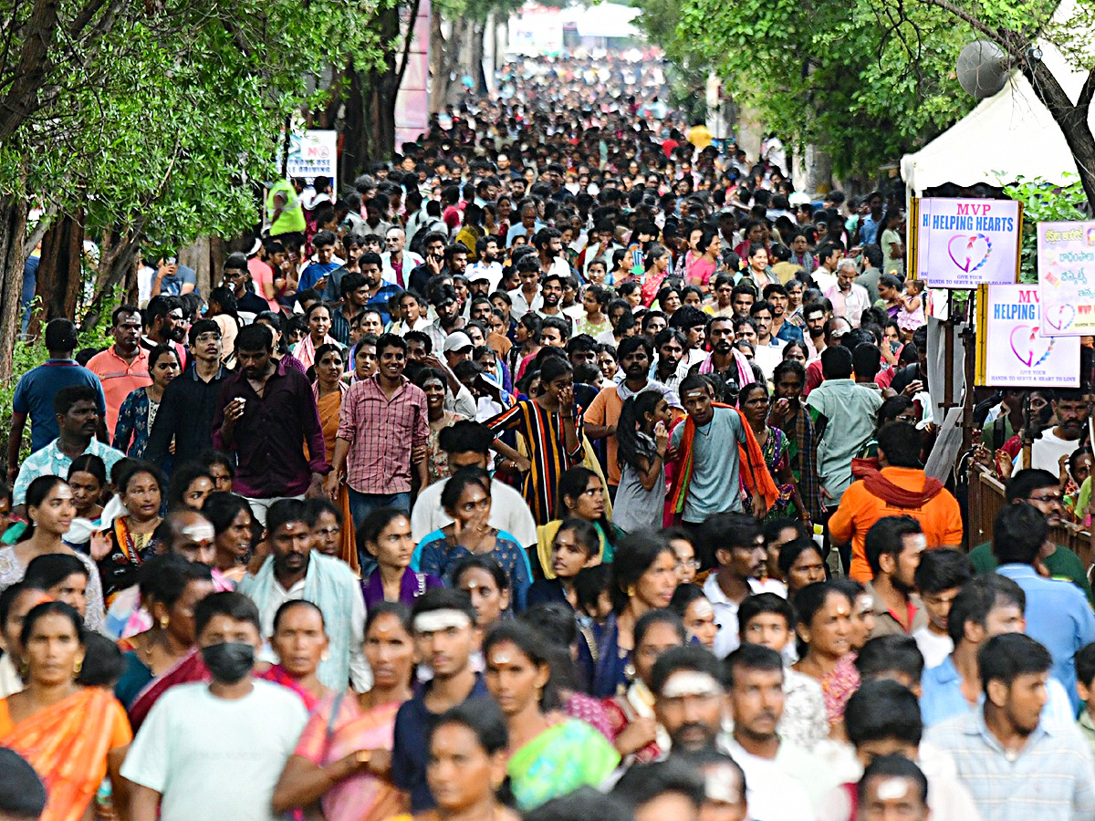 Heavy Devotees At Simhachalam Giri Pradakshina Photos14