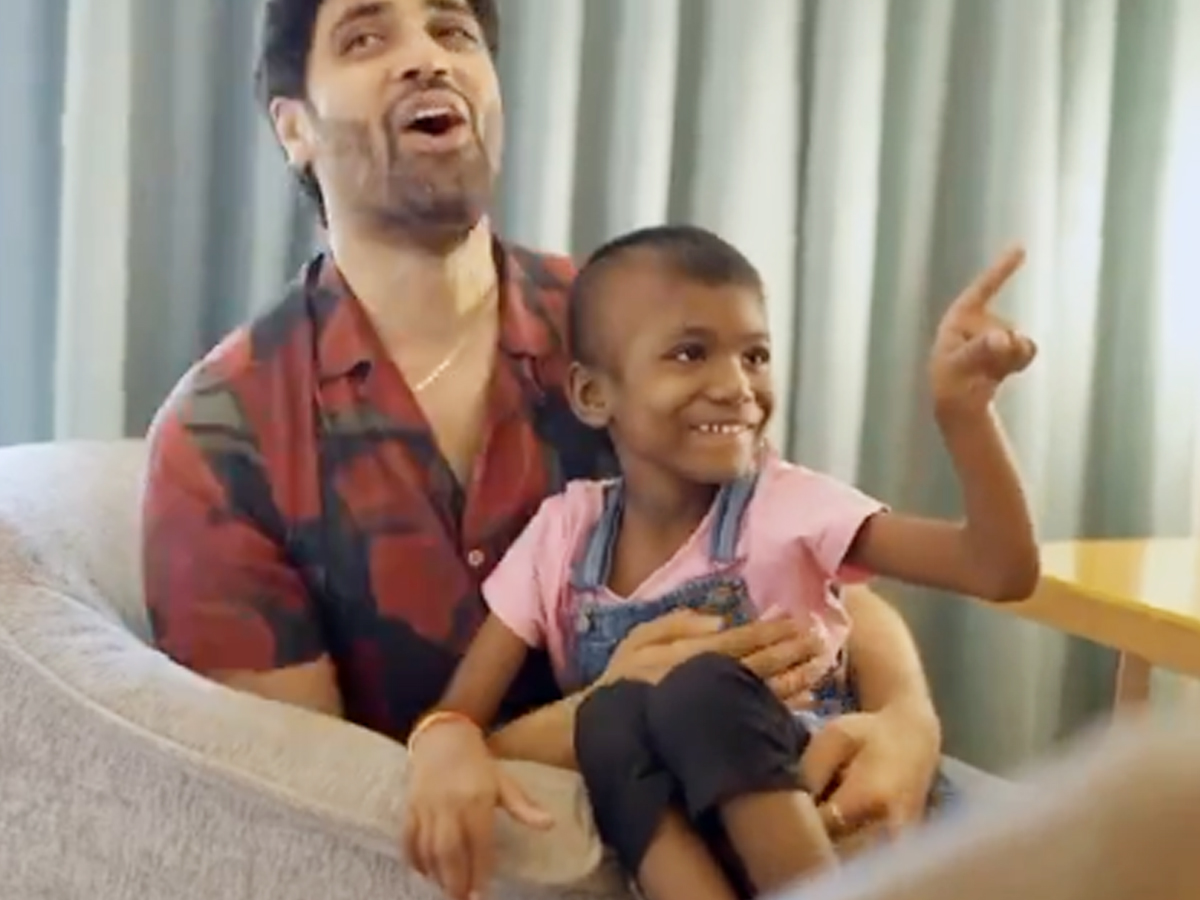 Adivi Sesh Gave Surprise For Baby Girl Who Is Battling Cancer19