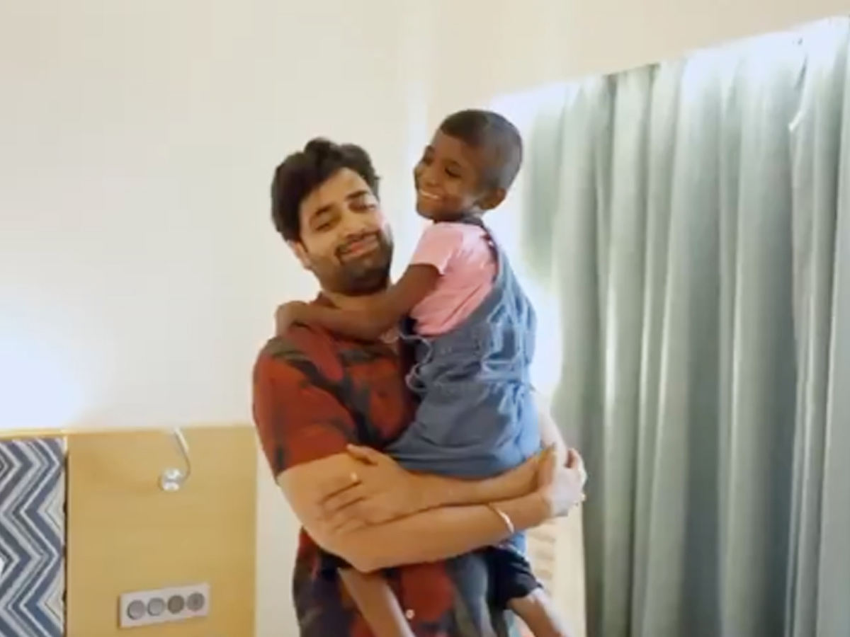 Adivi Sesh Gave Surprise For Baby Girl Who Is Battling Cancer26