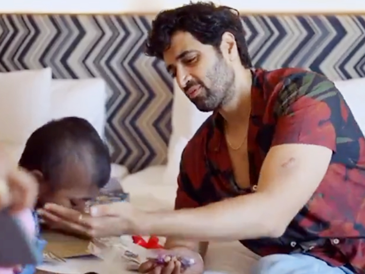 Adivi Sesh Gave Surprise For Baby Girl Who Is Battling Cancer6