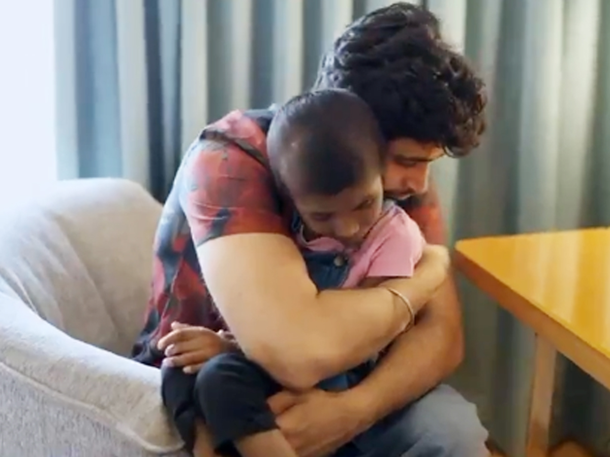 Adivi Sesh Gave Surprise For Baby Girl Who Is Battling Cancer9