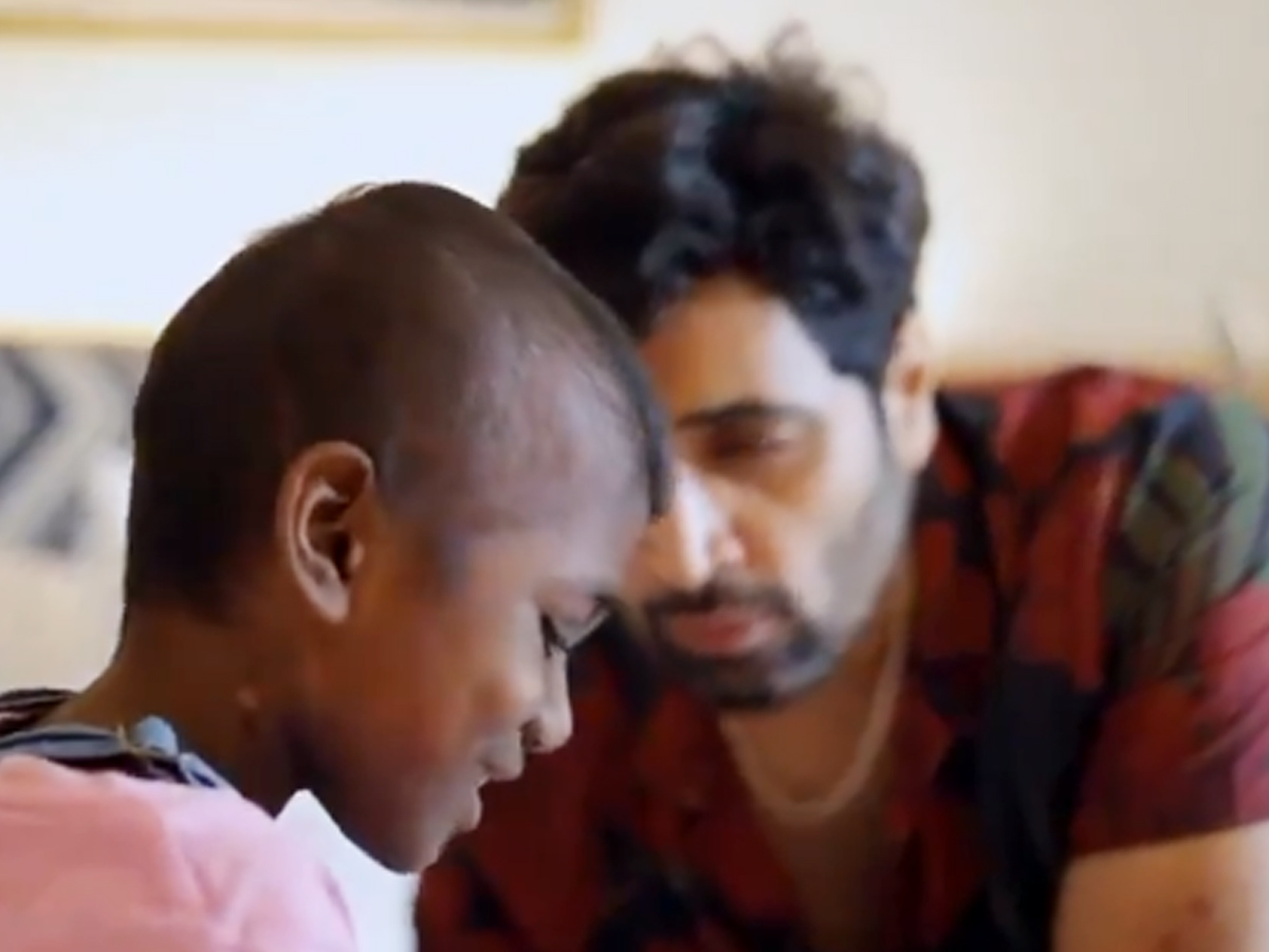 Adivi Sesh Gave Surprise For Baby Girl Who Is Battling Cancer10