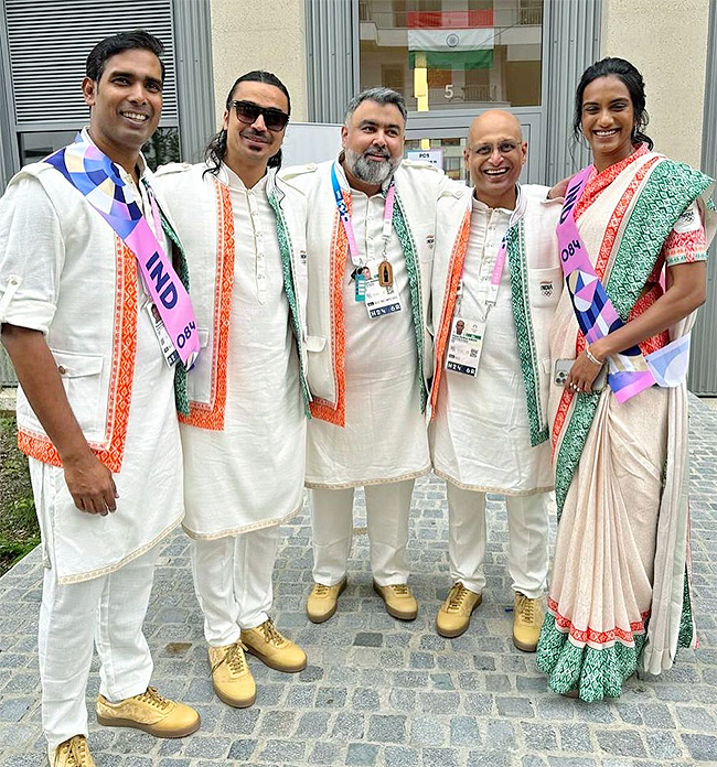 PV Sindhu at paris olympics 2024 photos8