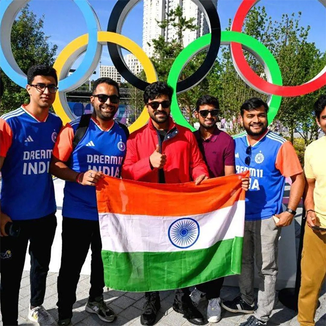 Ram Charan and Family at Paris Olympics 2024 Photos10