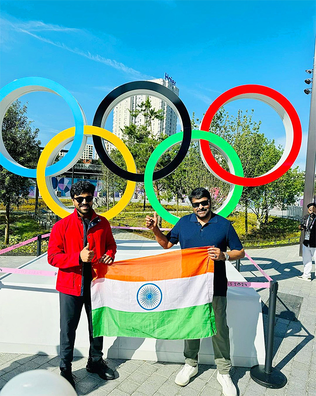 Ram Charan and Family at Paris Olympics 2024 Photos2