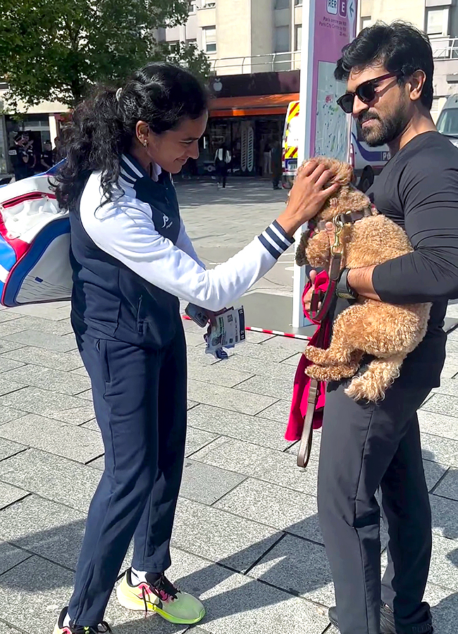 Ram Charan and Family at Paris Olympics 2024 Photos5