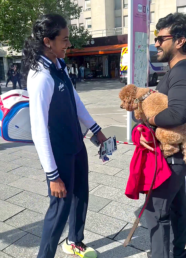 Ram Charan and Family at Paris Olympics 2024 Photos8