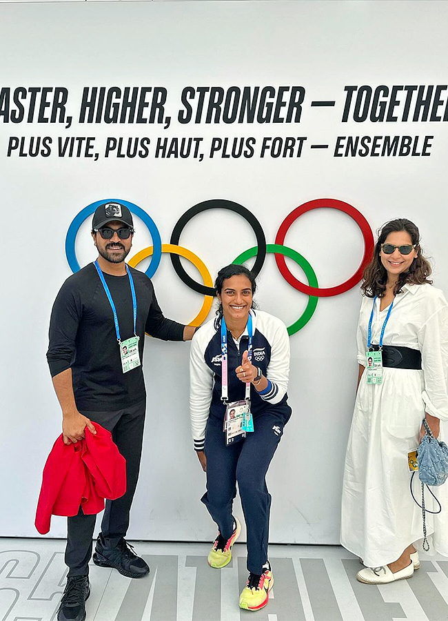 Ram Charan and Family at Paris Olympics 2024 Photos9