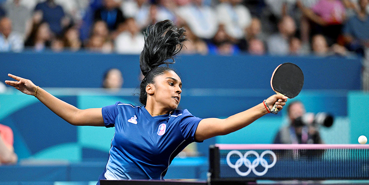 table tennis manika batra olympics 2024 photos12