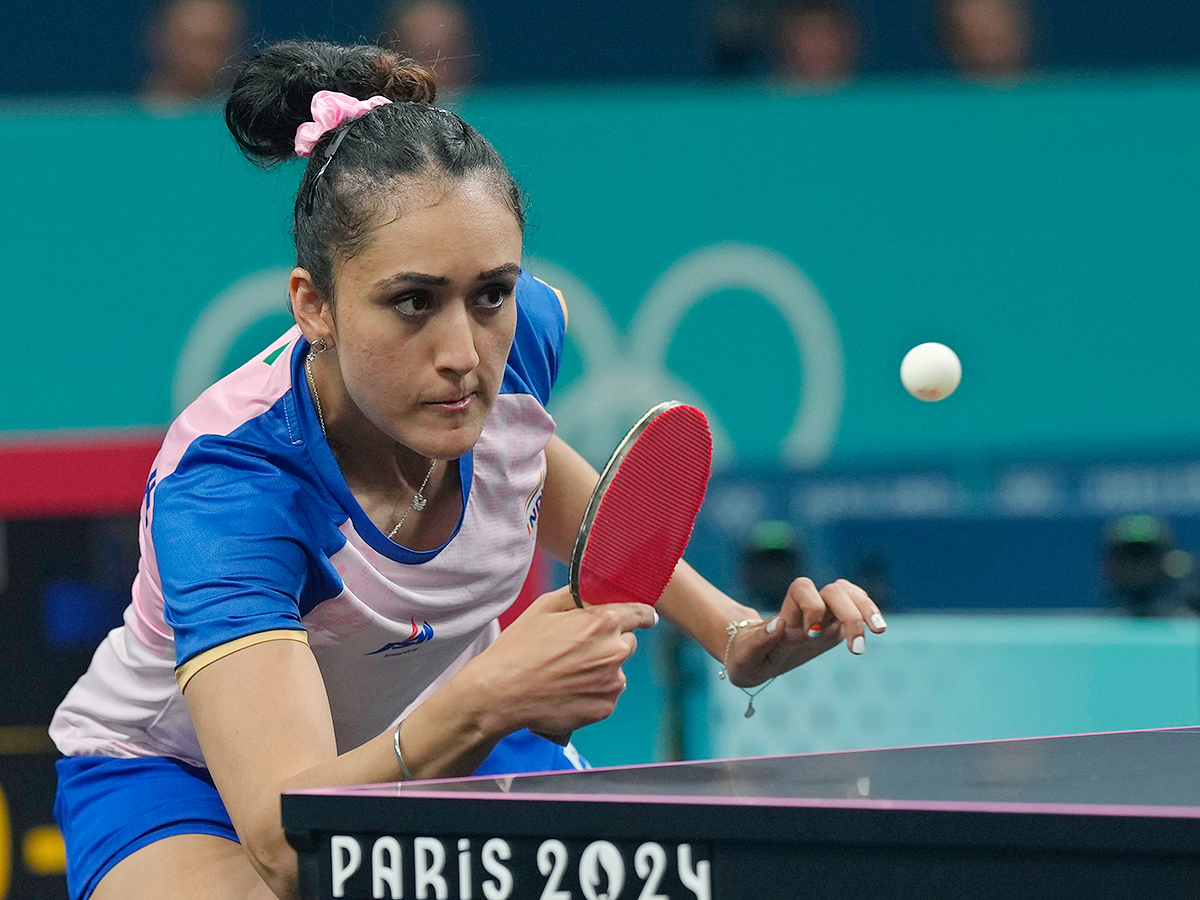 table tennis manika batra olympics 2024 photos3