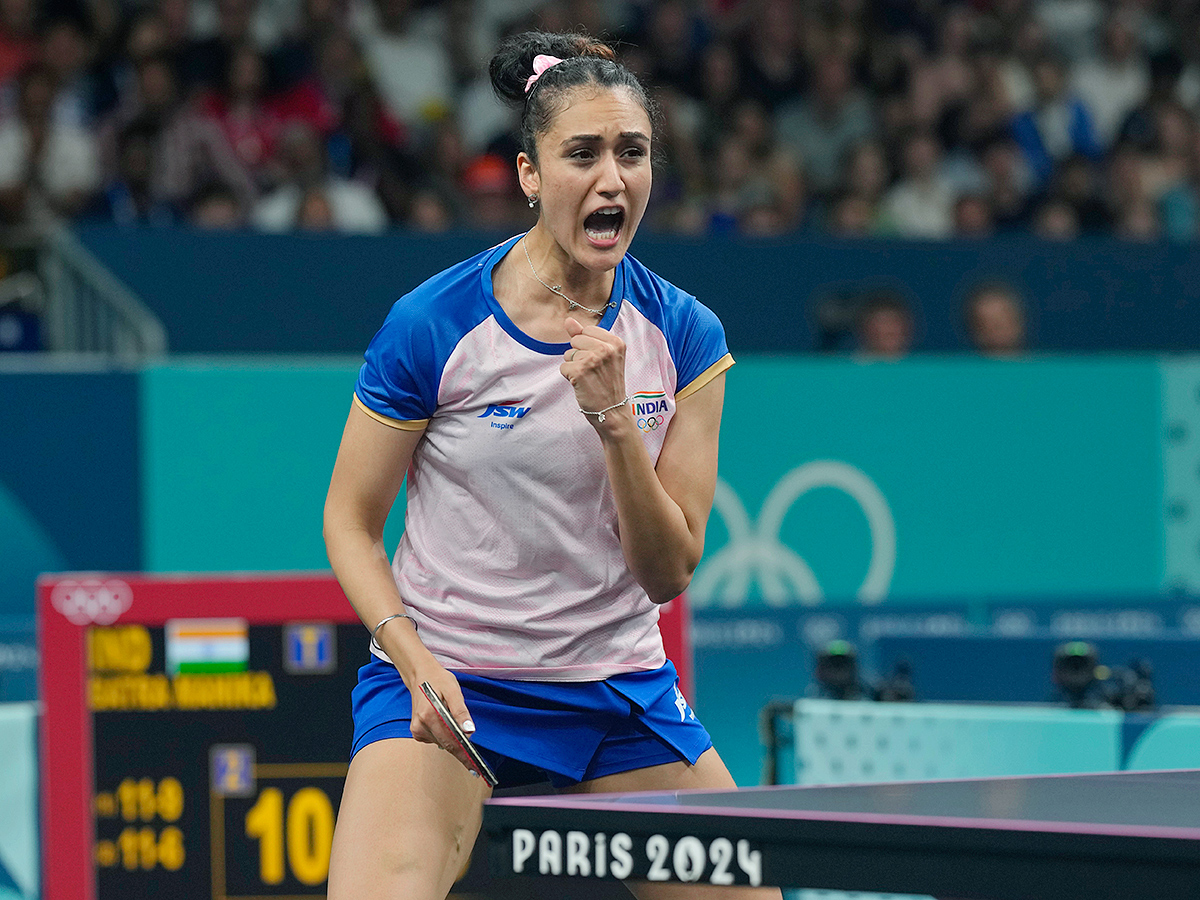 table tennis manika batra olympics 2024 photos5