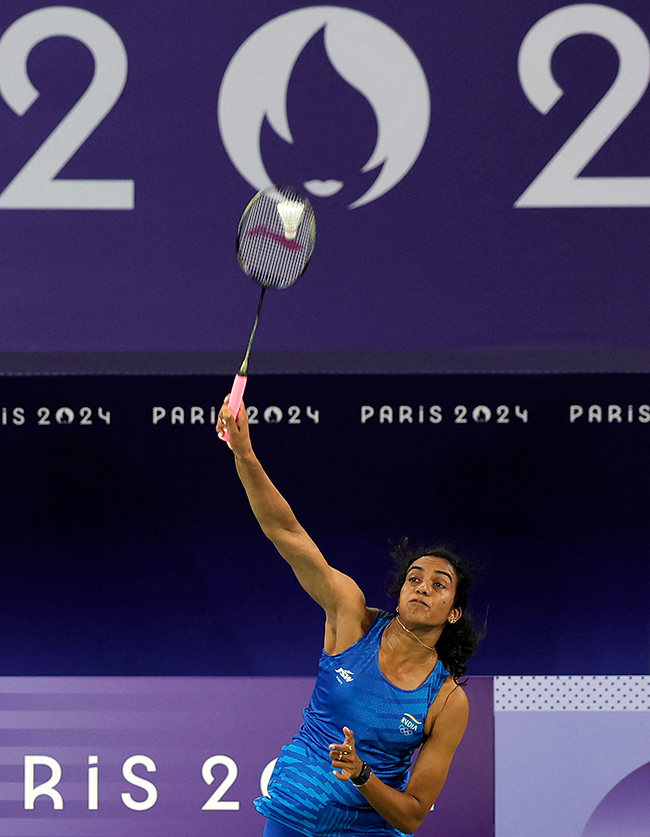 PV Sindhu match during the Paris 2024 Olympic Photos11