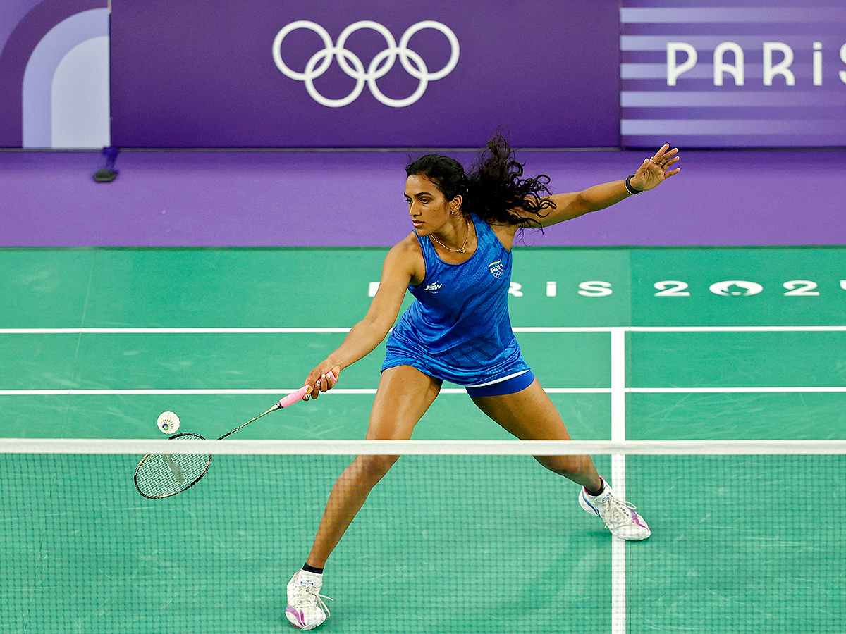 PV Sindhu match during the Paris 2024 Olympic Photos13