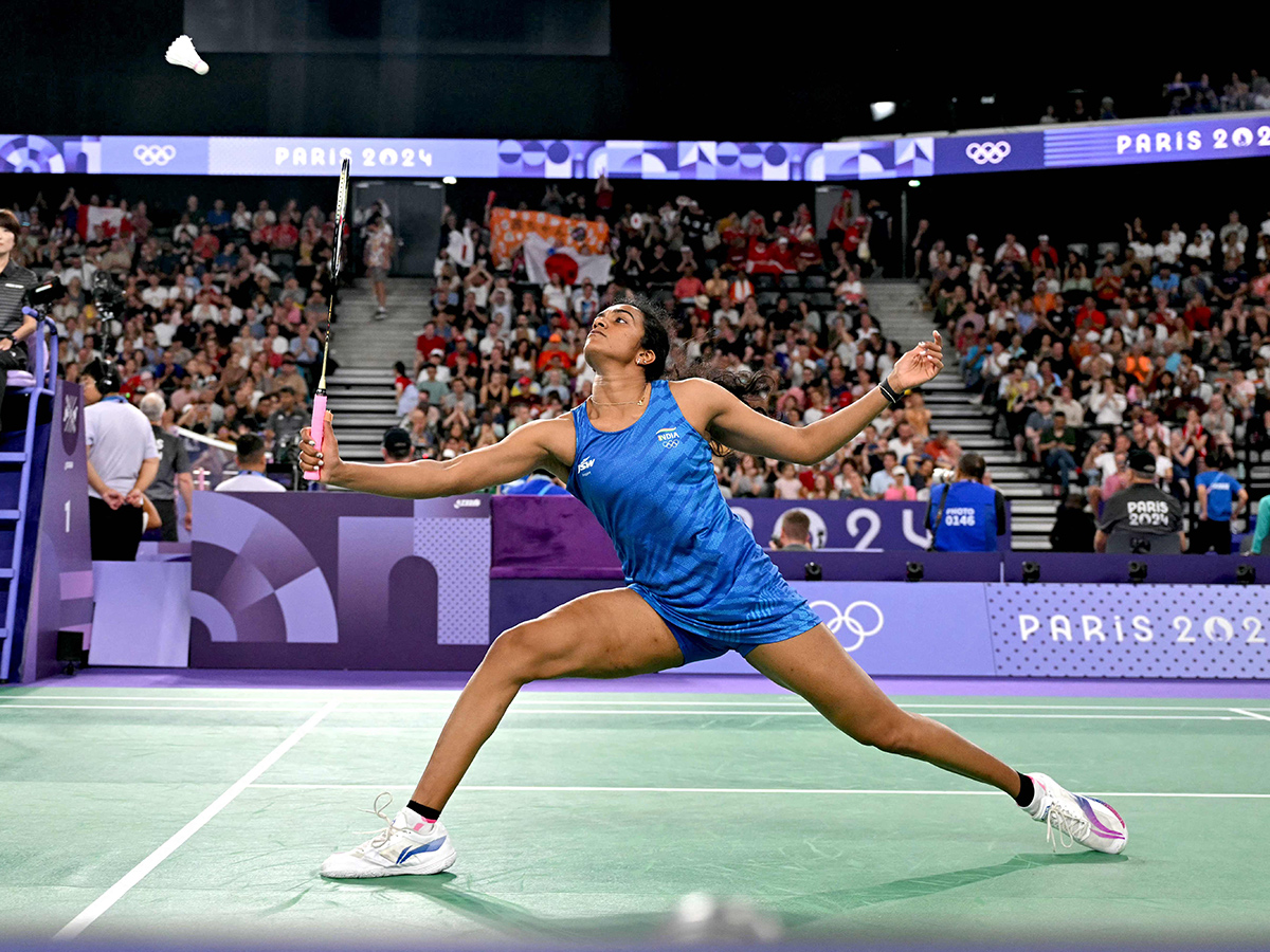 PV Sindhu match during the Paris 2024 Olympic Photos17