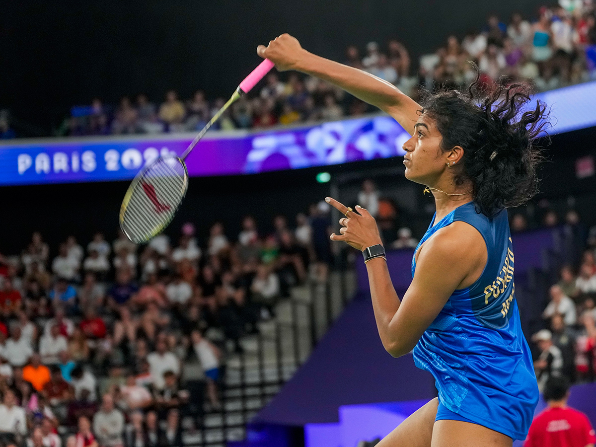 PV Sindhu match during the Paris 2024 Olympic Photos2