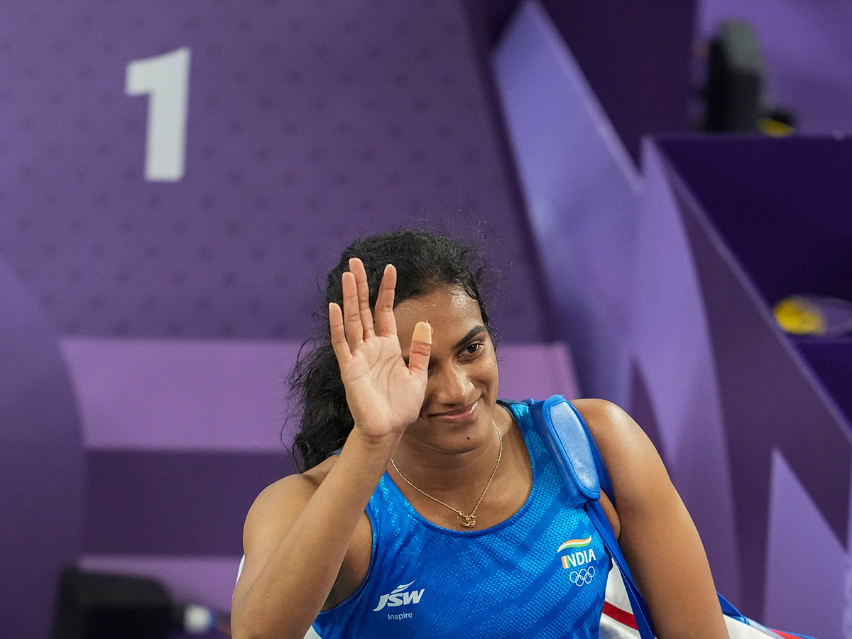 PV Sindhu match during the Paris 2024 Olympic Photos5