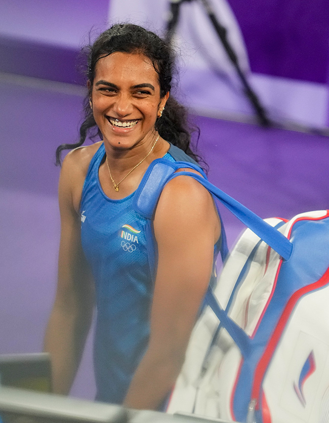 PV Sindhu match during the Paris 2024 Olympic Photos7