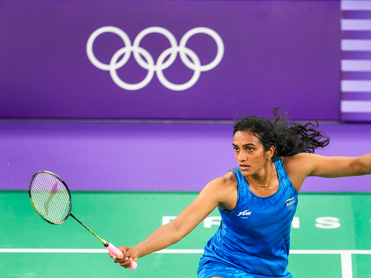 PV Sindhu match during the Paris 2024 Olympic Photos9