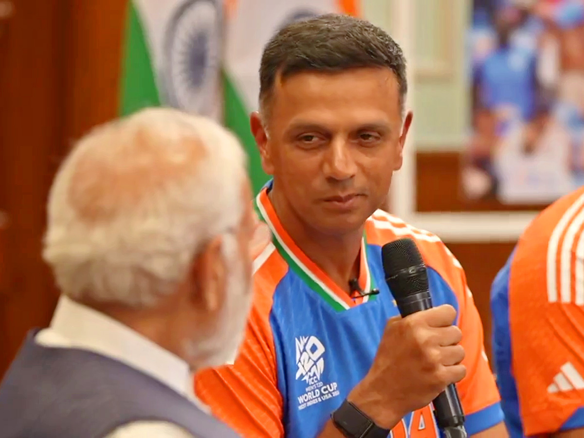 Team India Meets PM Modi At His Office After T20 World Cup 2024 Win, Photos Gallery15