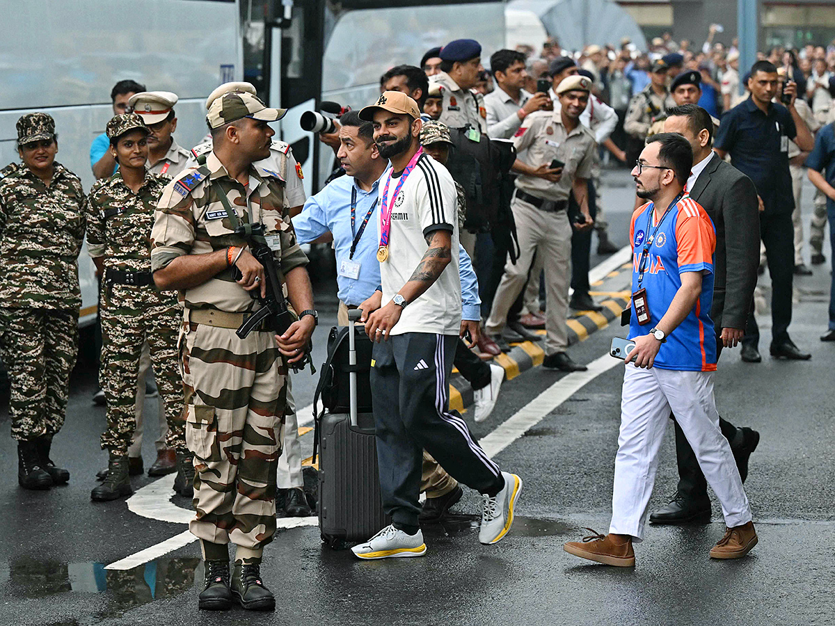 Indian cricket team returned Thursday after winning the T20 Cricket World Cup15