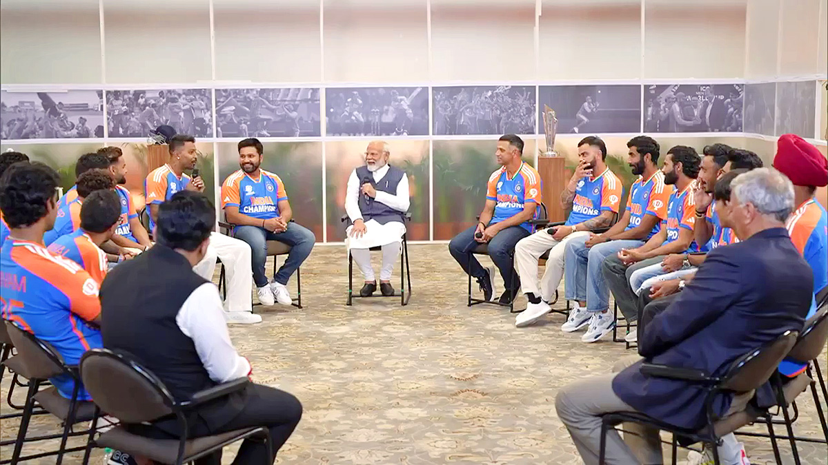 Team India Meets PM Modi At His Office After T20 World Cup 2024 Win, Photos Gallery2