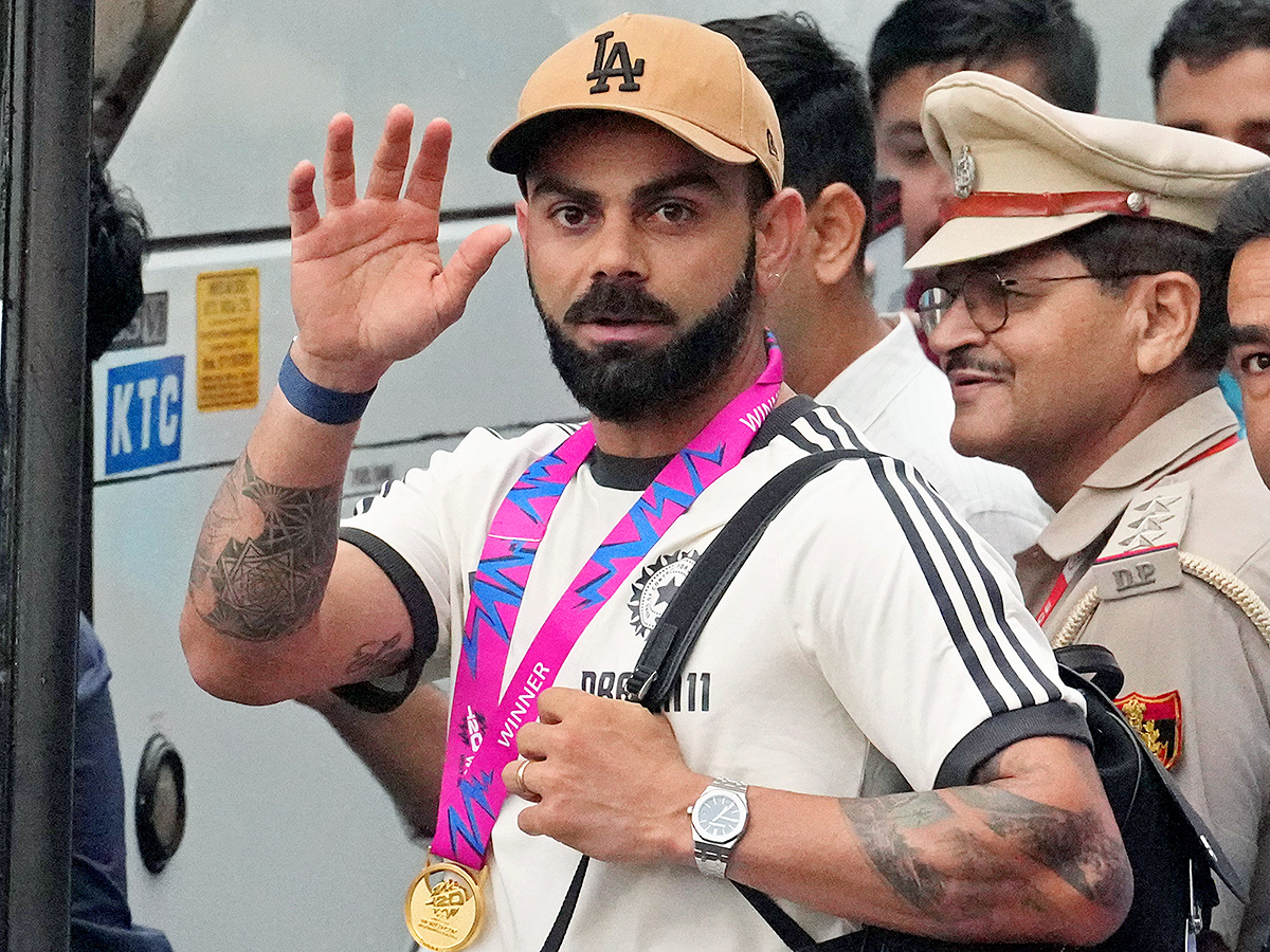 Indian cricket team returned Thursday after winning the T20 Cricket World Cup3