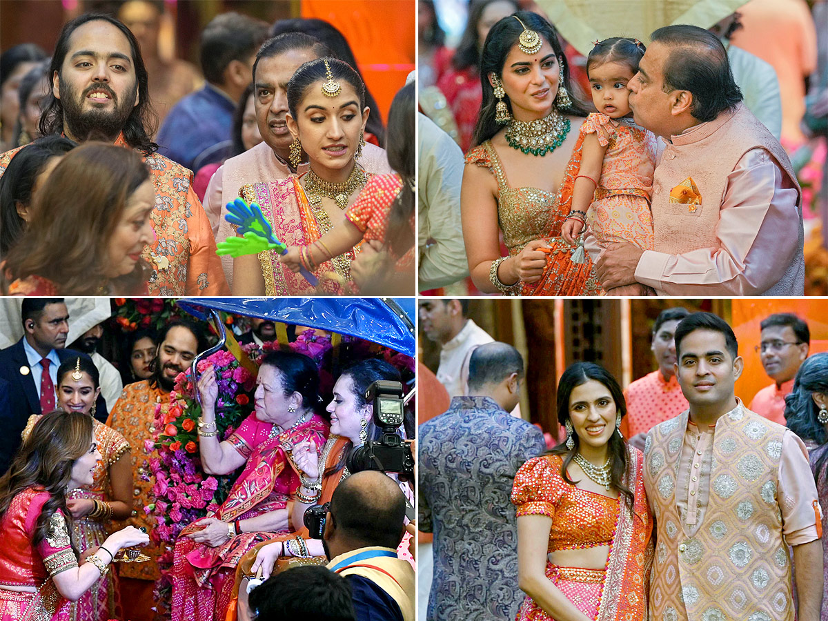 Anant Ambani And Radhika Merchants Mameru Ceremony Photos1