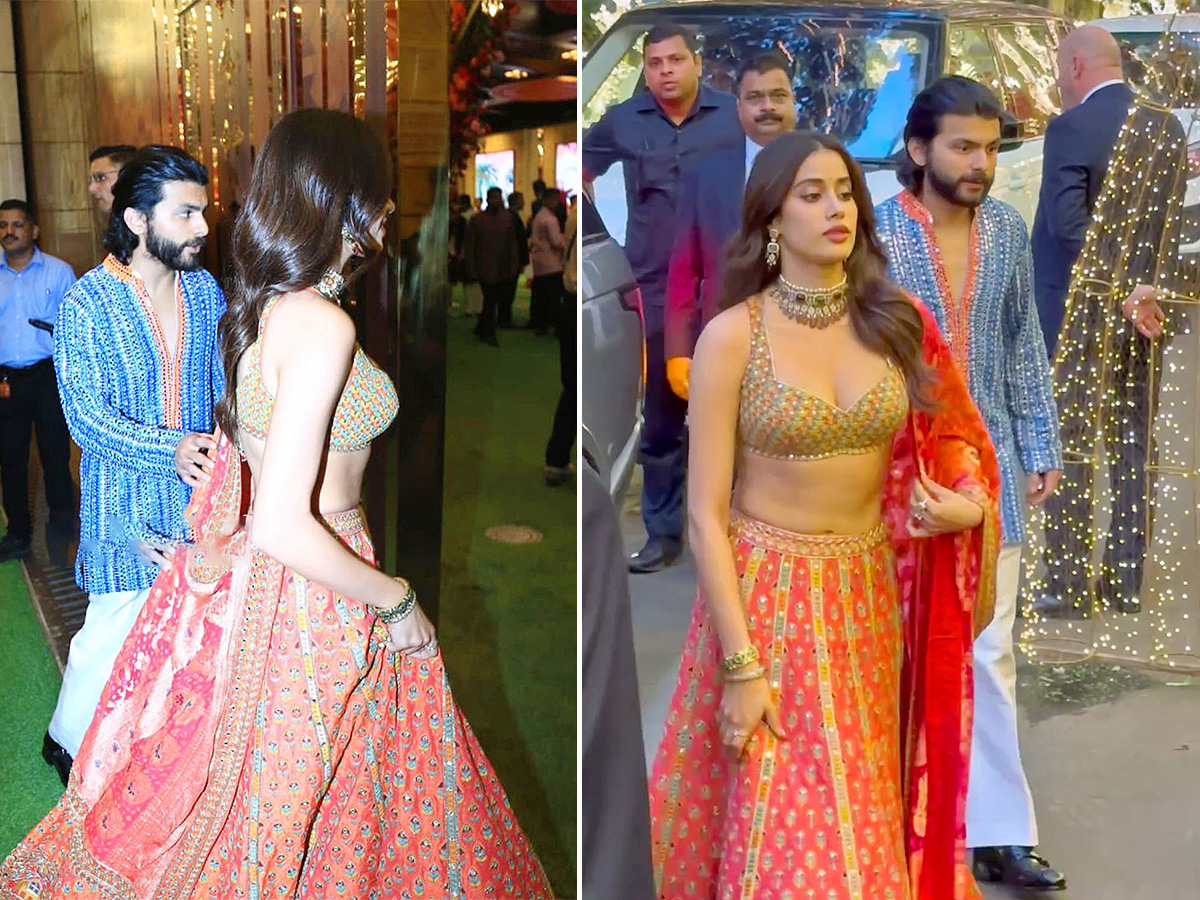 Janhvi Kapoor Hugs Anant Ambani, Attends Mameru Ceremony With Boyfriend: Photos1