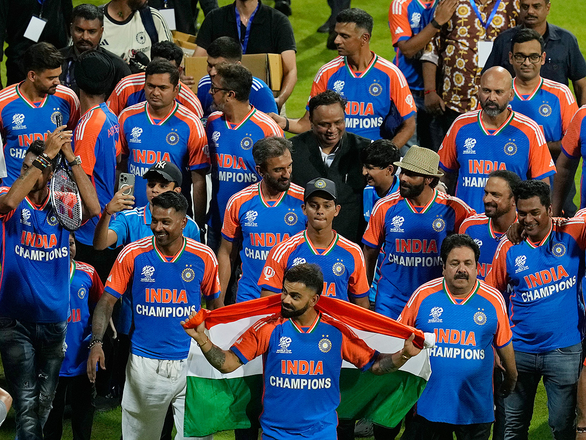 T20 World Cup winning Indian cricket team ceremony at the Wankhede Stadium18