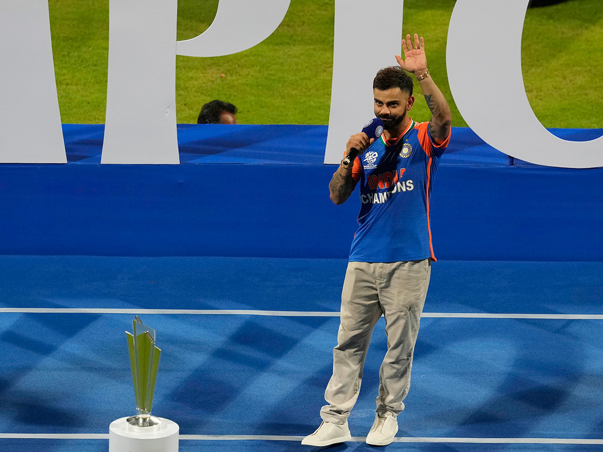 T20 World Cup winning Indian cricket team ceremony at the Wankhede Stadium2