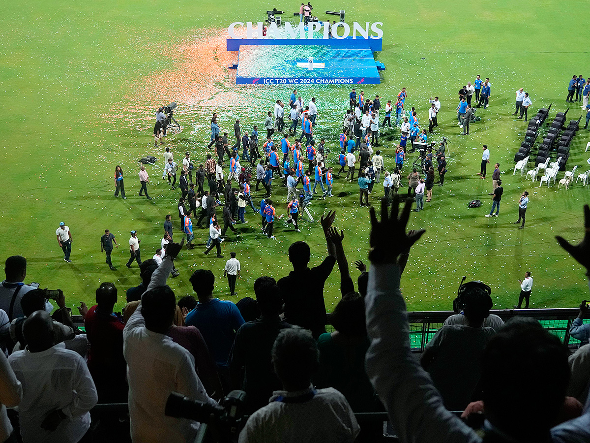 T20 World Cup winning Indian cricket team ceremony at the Wankhede Stadium21