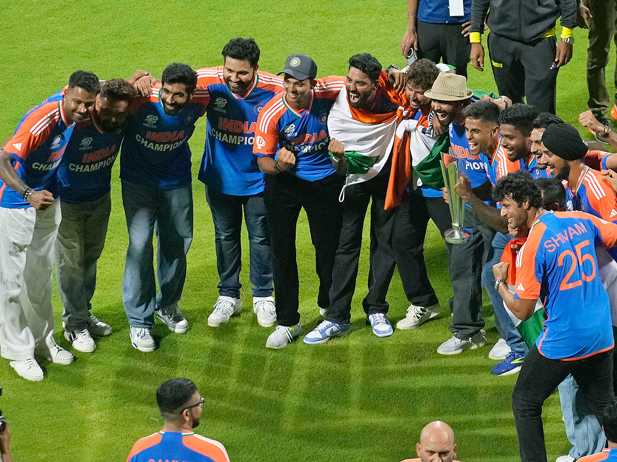 T20 World Cup winning Indian cricket team ceremony at the Wankhede Stadium22