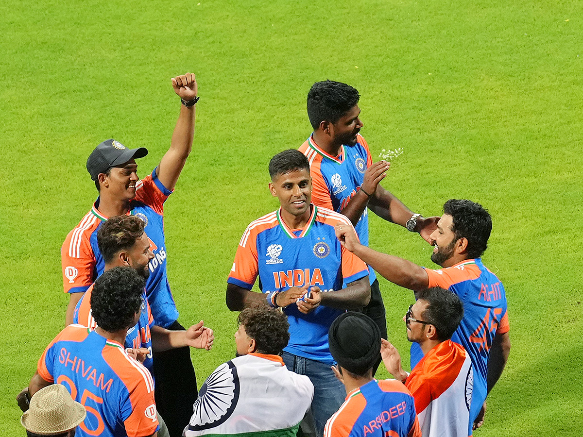 T20 World Cup winning Indian cricket team ceremony at the Wankhede Stadium23