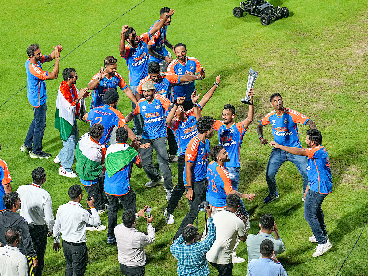 T20 World Cup winning Indian cricket team ceremony at the Wankhede Stadium27