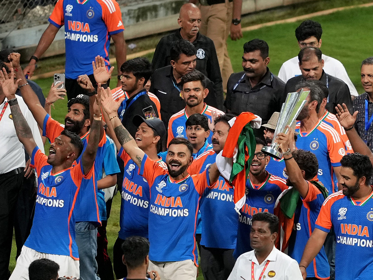 T20 World Cup winning Indian cricket team ceremony at the Wankhede Stadium3