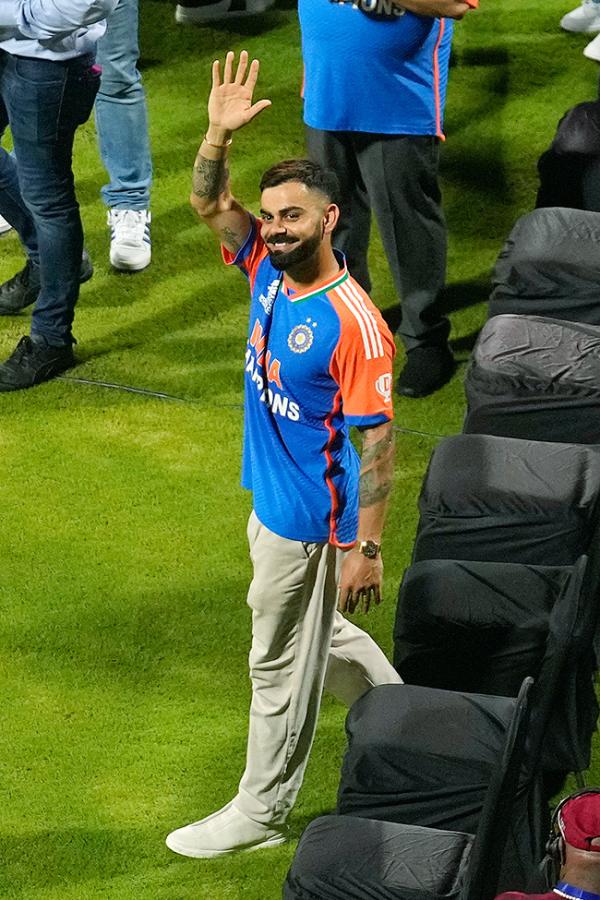 T20 World Cup winning Indian cricket team ceremony at the Wankhede Stadium7