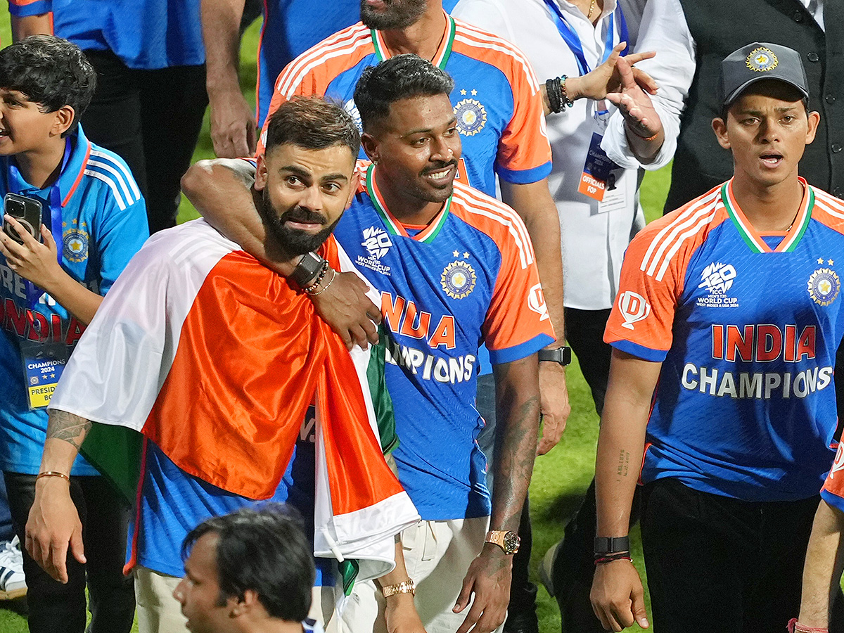 T20 World Cup winning Indian cricket team ceremony at the Wankhede Stadium9