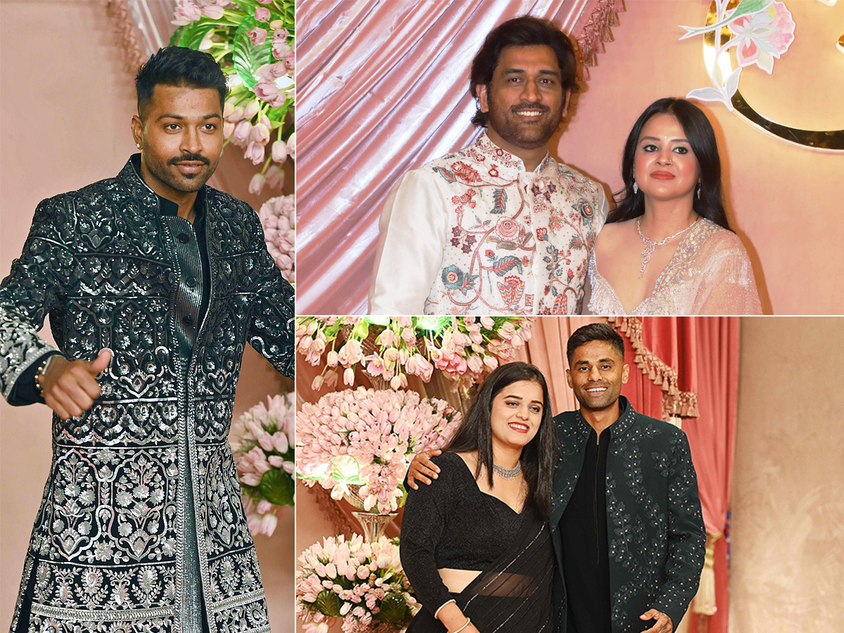 Indian Cricketers At Anant Ambani and Radhika Merchant Sangeet Ceremony in Mumbai1