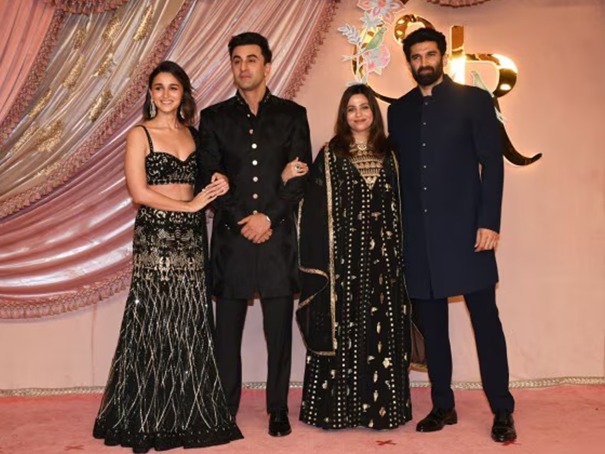 Celebrities Buzz At Anant Ambani And Radhika Merchant's Sangeet: Photos17