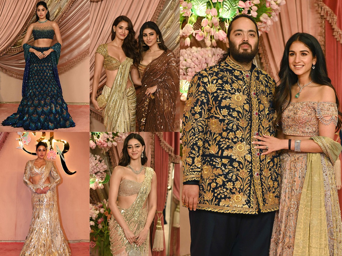 Celebrities Buzz At Anant Ambani And Radhika Merchant's Sangeet: Photos1