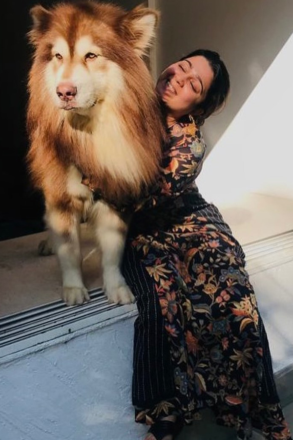 Actress Charmme Kaur Shared Photos In Social Media After Reuniting With Her Pet9