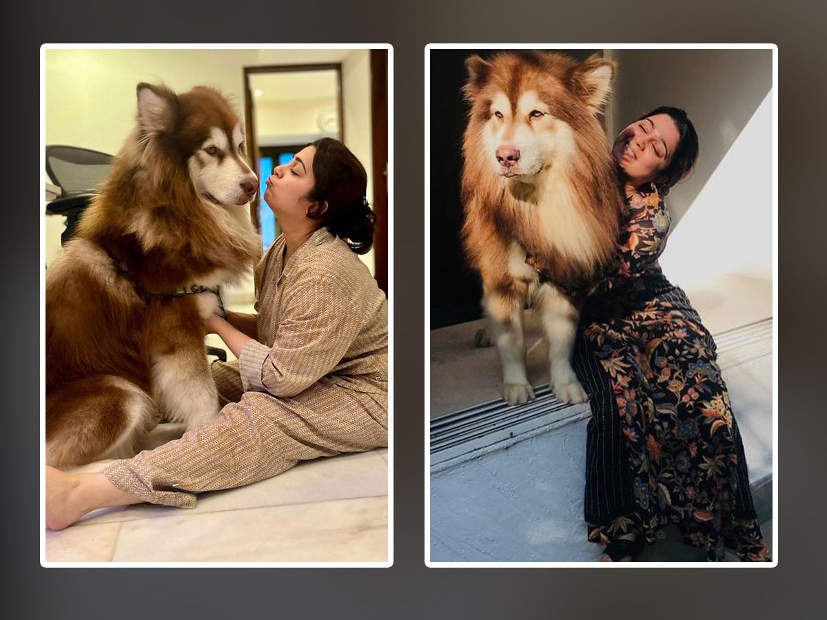 Actress Charmme Kaur Shared Photos In Social Media After Reuniting With Her Pet1