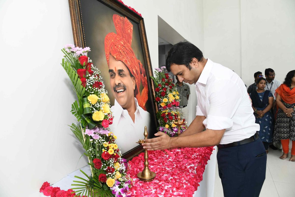 YSR Jayanthi Celebrations In Sakshi Head Office Hyderabad Photos10