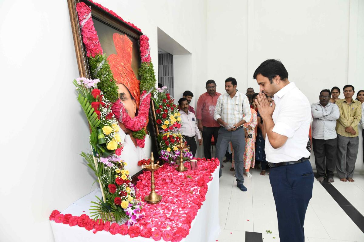 YSR Jayanthi Celebrations In Sakshi Head Office Hyderabad Photos17