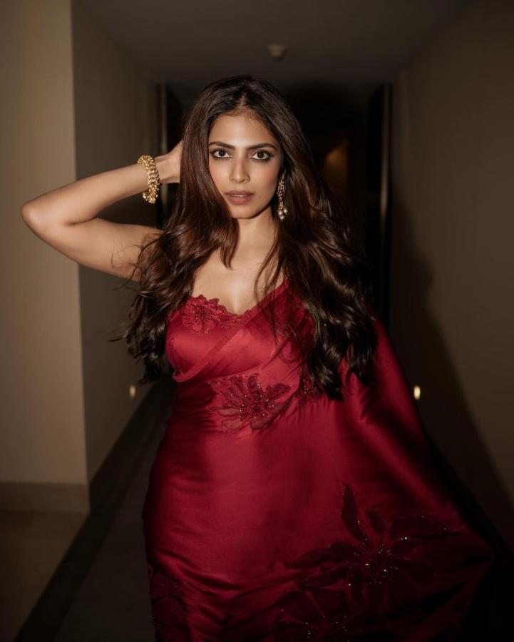 Malavika Mohanan Saree Photos Goes Viral5