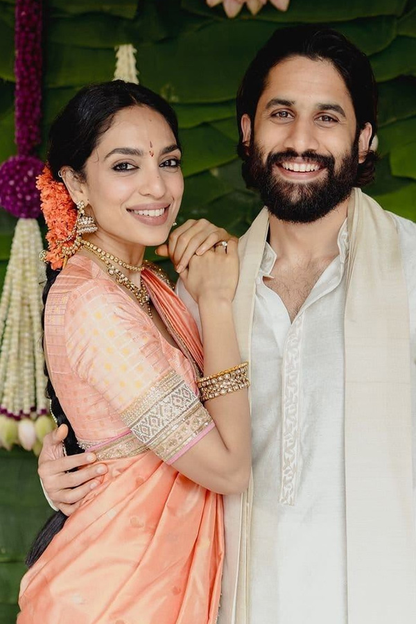 Naga Chaitanya, Sobhita Dhulipala are engaged; Nagarjuna shares First Photos6