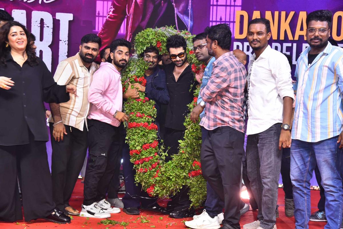 Ram Pothineni's Double iSmart Movie Pre Release Event Photos38