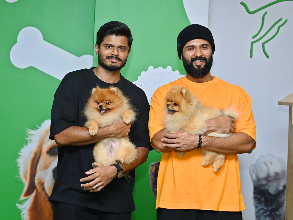 Vijay Devarakonda and Anand At Seven Oaks Pet Hospital Photos1