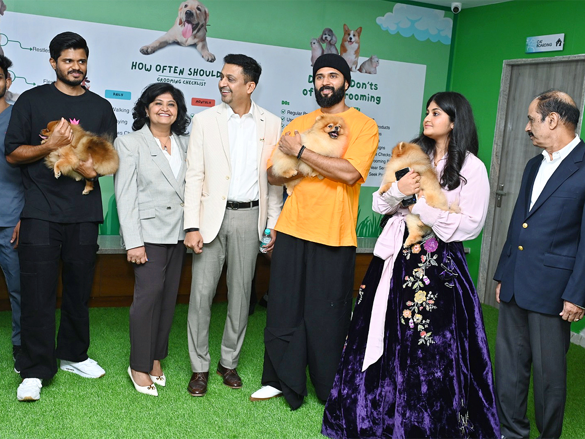 Vijay Devarakonda and Anand At Seven Oaks Pet Hospital Photos10